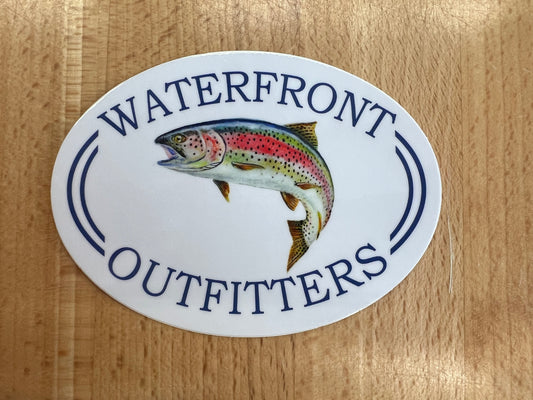 Rainbow Trout Waterfront Outfitters Sticker