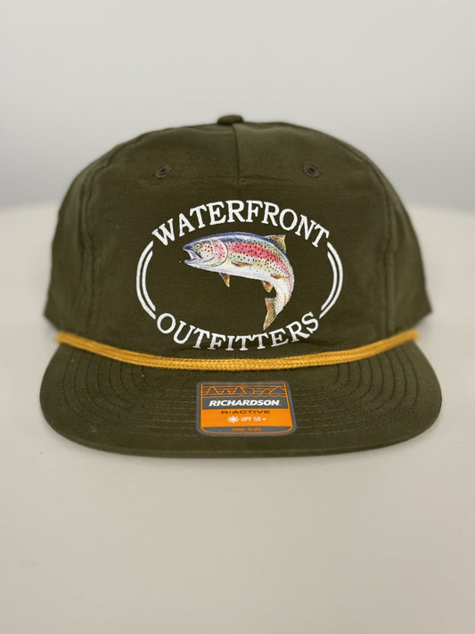 Waterfront Outfitters Rainbow Trout Rope Hat