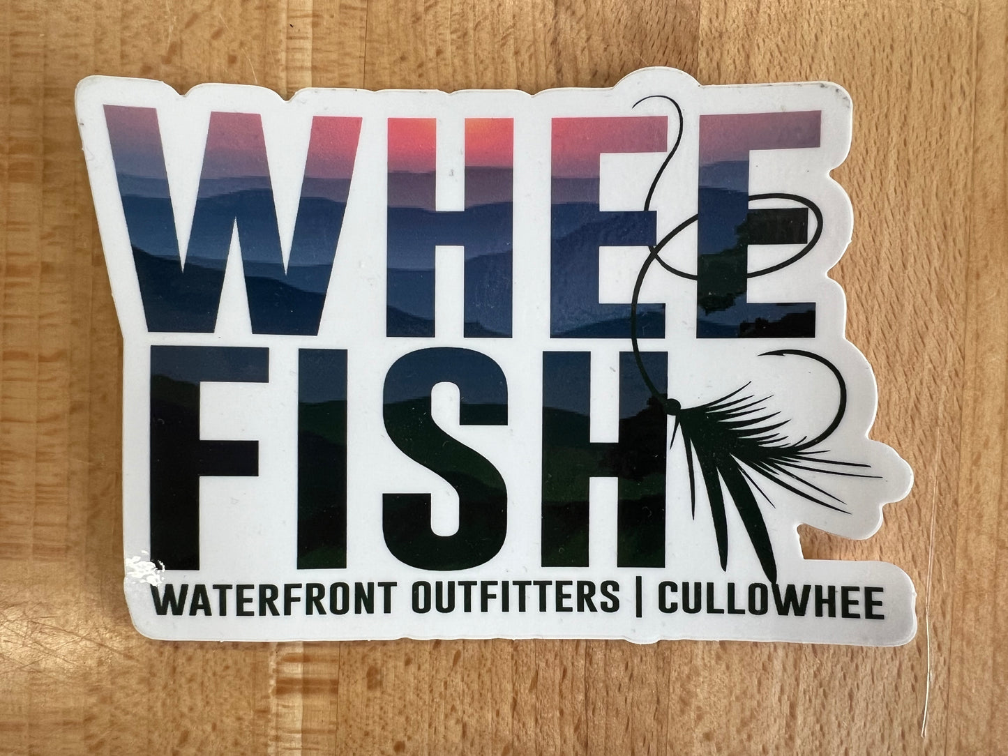 WHEE Fish Cullowhee Sticker