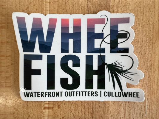 WHEE Fish Cullowhee Sticker